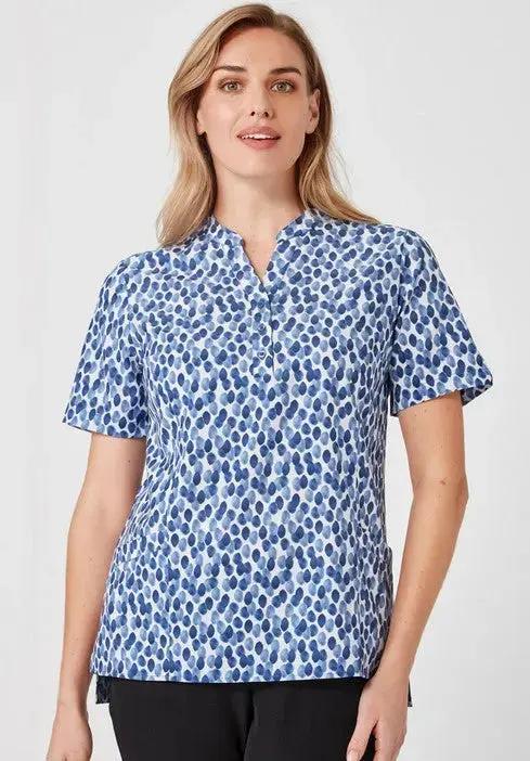 Biz Care Women's Florence Stardust Print Tunic CS450LS Simply Scrubs Australia